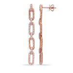 Rose Gold Diamond Earring