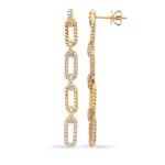 Yellow Gold Diamond Earring