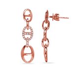 Rose Gold Diamond Earring