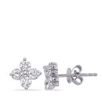 White Gold Diamond Earring