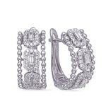White Gold Diamond Earring