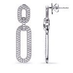 White Gold Diamond Earring