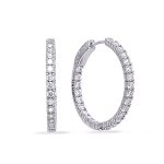 White Gold Diamond Earring
