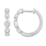 White Gold Diamond Earring