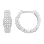 White Gold Diamond Earring