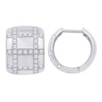 White Gold Diamond Earring
