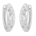 White Gold Diamond Earring