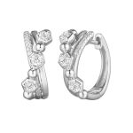 White Gold Diamond Earring
