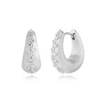 White Gold Diamond  Earring