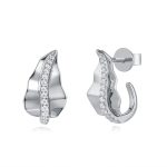 White Gold Diamond  Earring