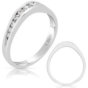 White Gold Matching Band