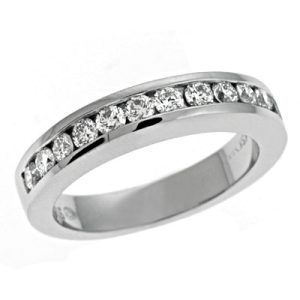 White Gold Matching Band