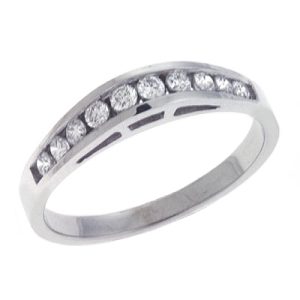White Gold Matching Band