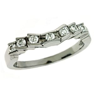 White Gold Matching Band