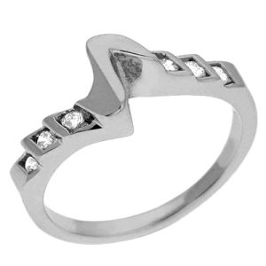 White Gold Matching Band