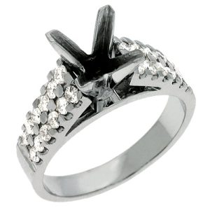 White Gold Engagement Ring