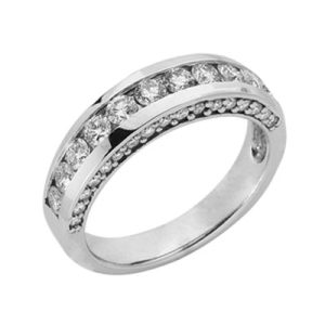 White Gold Diamond Band