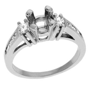 White Gold Engagement Ring
