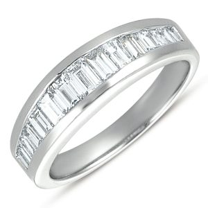 White Gold Matching Band