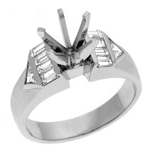 White Gold Engagement Ring