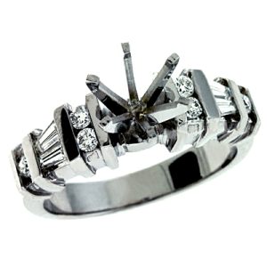 White Gold Engagement Ring