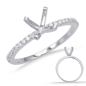 White Gold Engagement Ring