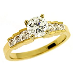 Yellow Gold Engagement Ring