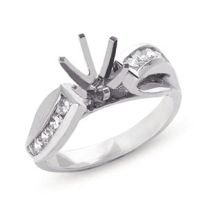White Gold Engagement Ring