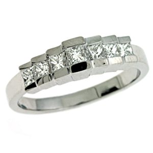 White Gold Matching Band