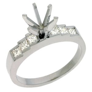 White Gold Engagement Ring