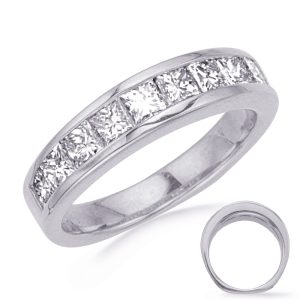 White Gold Matching Band