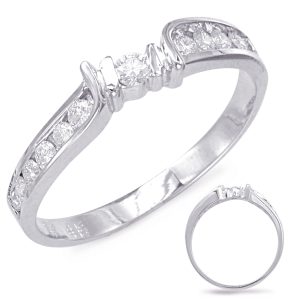 White Gold Matching Band