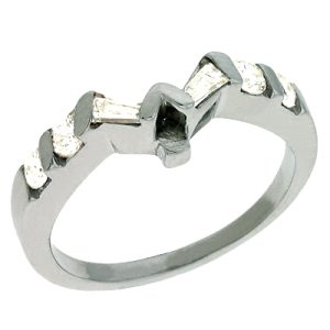 White Gold Matching Band