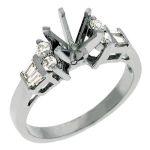 White Gold Engagement Ring