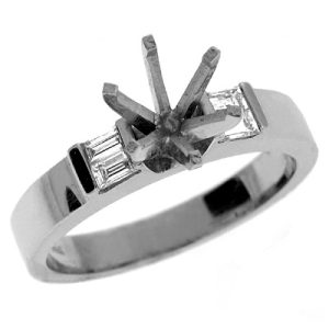 White Gold Engagement Ring