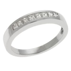 Matching Band In White Gold