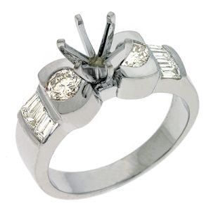 White Gold Engagement Ring