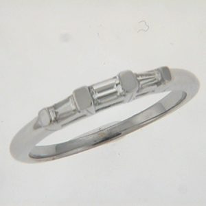 White Gold Matching Band