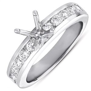 White Gold Engagement Ring