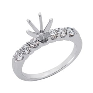 White Gold Engagement Ring