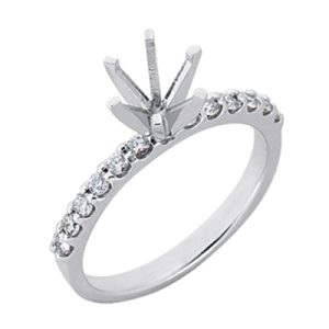 White Gold Engagement Ring