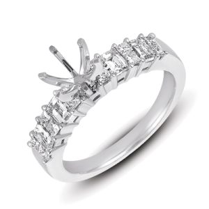 White Gold Engagement Ring