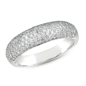 White Gold Pave Band