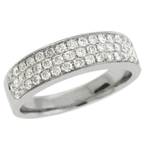 Platinum Pave Diamond Ring