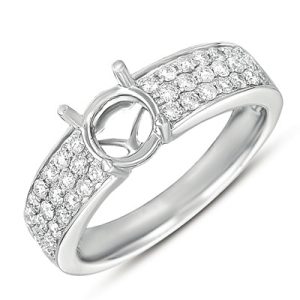 White Gold Engagement Ring