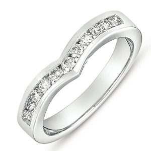 White Gold Matching Band