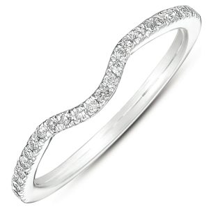 White Gold Matching Band