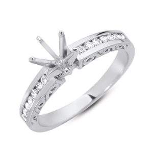 White Gold Engagement Ring