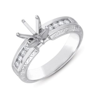 White Gold Engagement Ring