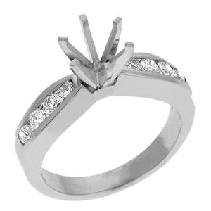 White Gold Engagement Ring